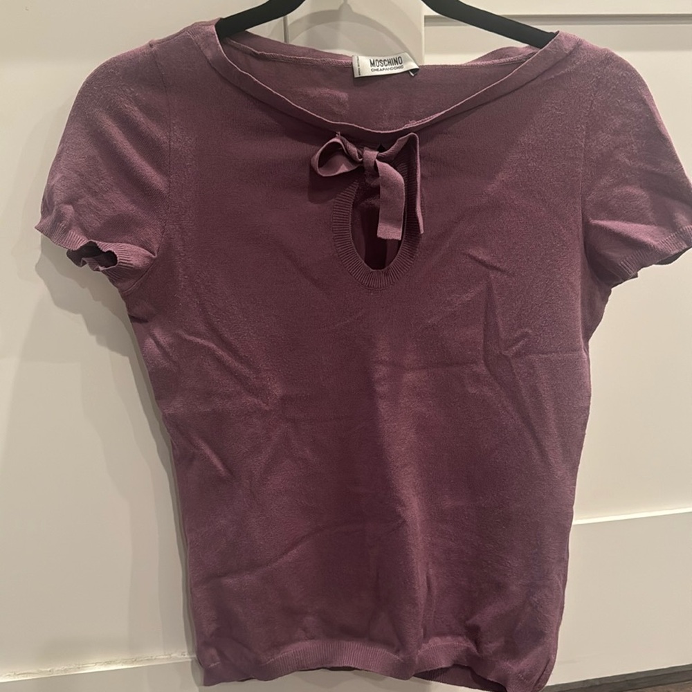 Moschino pink sweater Size 12